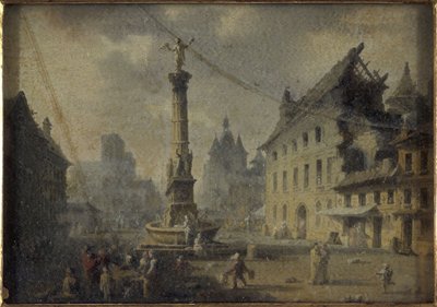 Place du Châtelet, 1809 von W. Lebelle