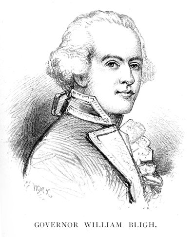 William Bligh, britischer Marineoffizier und Gouverneur von New South Wales, 1886 von W. Macleod