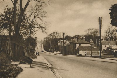 Wo die römische Straße nach Dover den Shooters Hill hinter Blackheath kreuzt, um 1935 von W. Whiffin