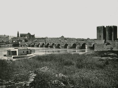 Die römische Brücke, Córdoba, Spanien, 1895 von W and S Ltd