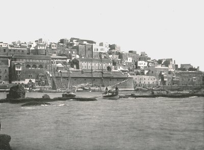 Blick vom Meer, Jaffa, Palästina, 1895 von W and S Ltd