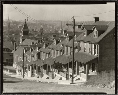 Zweifamilienhäuser in Bethlehem, Pennsylvania von Walker Evans