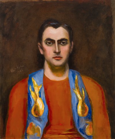 Goldenes und blaues Bolero von Walt Kuhn