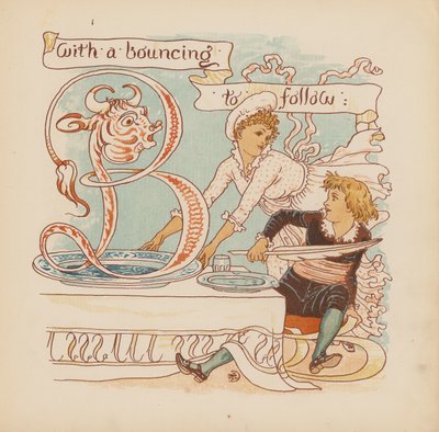 Illustration für Pothooks and Perseverance von Walter Crane von Walter (after) Crane