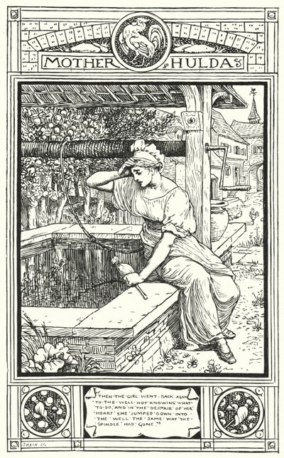 Frau Holle (Stich) von Walter (after) Crane