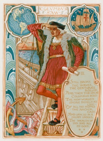 Kolumbus sah von Walter Crane