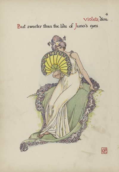 Blumen aus Shakespeares Garten von Walter Crane