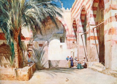 Hof in der Moschee von Ibrahim Aga, Kairo von Walter Frederick Roofe Tyndale