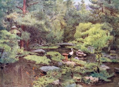 Nami Kawa Sans Wassergarten, Kyoto von Walter Frederick Roofe Tyndale