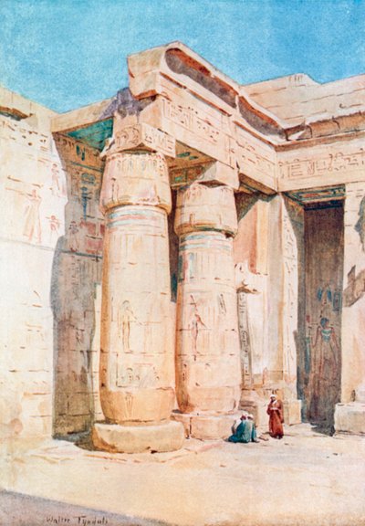 Der zweite Hof in Medinet Habu von Walter Frederick Roofe Tyndale