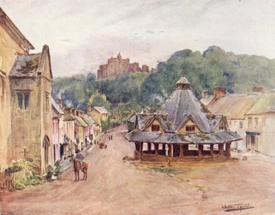 Wessex: Dunster Castle und Garnmarkt von Walter Frederick Roofe Tyndale