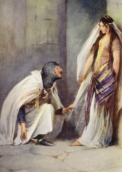 Illustration für Ivanhoe von Sir Walter Scott von Walter Grieve