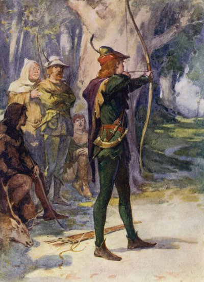 Illustration für Ivanhoe von Sir Walter Scott von Walter Grieve