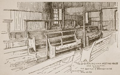 Das alte Birmingham Meeting House, 1893 von Walter Price
