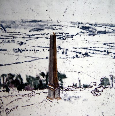 Der Obelisk von Arques, Eaulne-Tal, Dieppe, ca. 1913-14 von Walter Richard Sickert