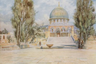 Felsendom von der Moschee El Aksa, Jerusalem von Walter Spencer Stanhope Tyrwhitt