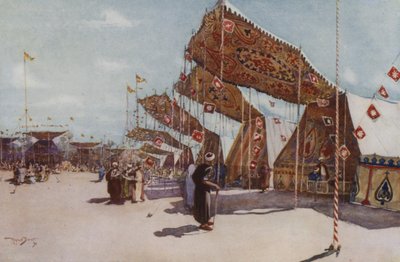 Der Jahrmarkt, Moolid El Ahmadee, Kairo von Walter Spencer Stanhope Tyrwhitt