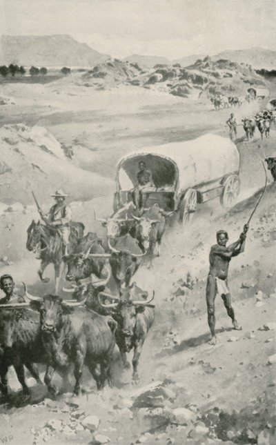 Der große Buren-Trek nach Natal in 1835-36 von Walter Stanley Paget