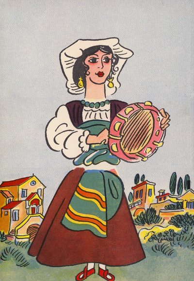 Walter Triers verrückte Kostüme: Italien von Walter Trier