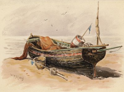 Französischer Fischkutter von Walter William May