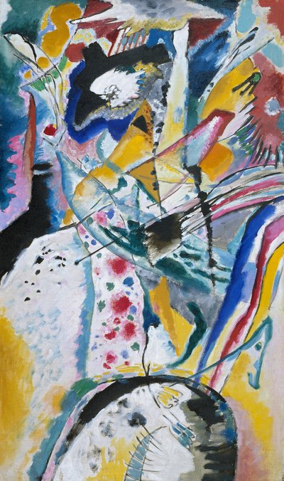 Große Studie zu einem Wandbild für Edwin R. Campbell (Sommer) von Wassily Kandinsky