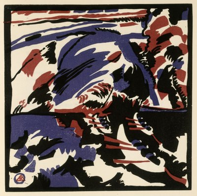 Kahnfahrt (Blatt 28 aus: "Klänge") von Wassily Kandinsky