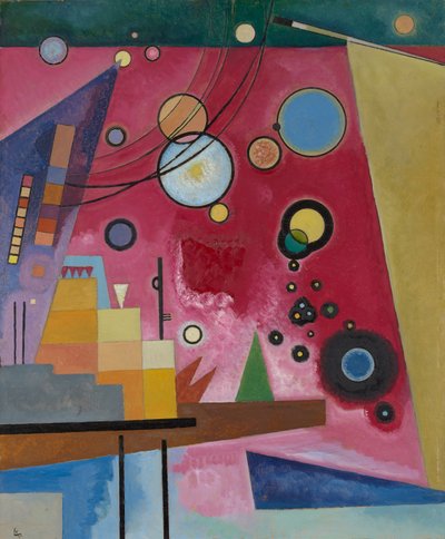 Kandinsky - Schweres Rot, 1924 (Juli) von Wassily Kandinsky