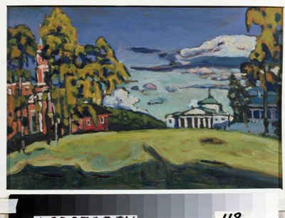 Landgut in Akhtyrka von Wassily Kandinsky