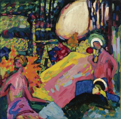 Weißer Klang - Gemälde von Vassily Kandinsky von Wassily Kandinsky