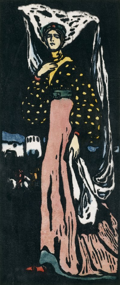 Die Nacht - Große Fassung von Wassily Kandinsky