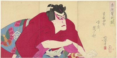 Ichikawa Danjuro IX als Soga no Goro von Watanabe Nobukazu