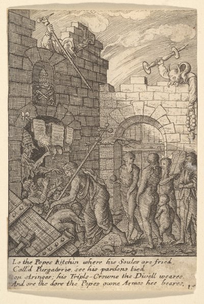 Abstieg in die Hölle von Wenceslaus Hollar