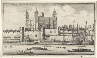 Ansicht des Tower von London von Wenceslaus Hollar