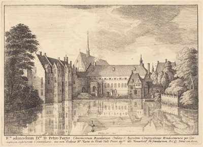 Groenendael Abbey von Wenceslaus Hollar