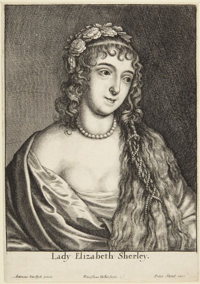 Lady Elizabeth Sherley von Wenceslaus Hollar