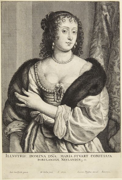 Maria Stuart von Wenceslaus Hollar