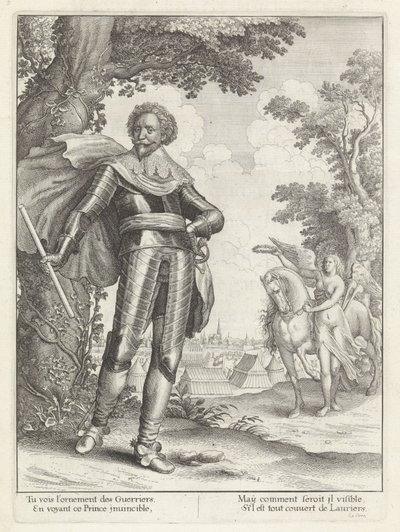 Porträt von Friedrich Heinrich, Prinz von Oranien von Wenceslaus Hollar