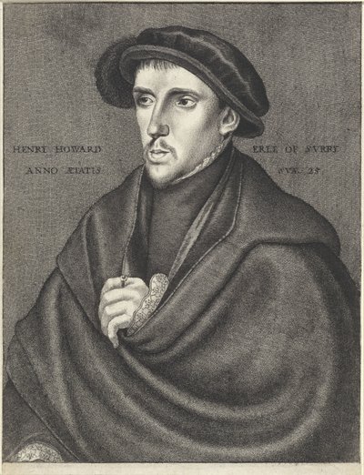 Porträt von Henry Howard, Graf von Surrey von Wenceslaus Hollar