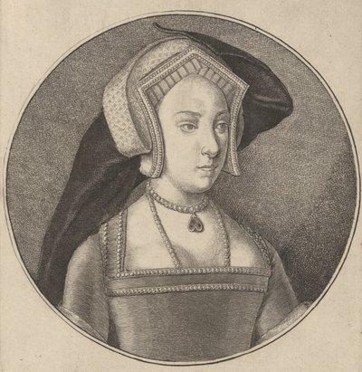 Princeps Maria Henrici VIII Regis Angliæ Filia, 1647 von Wenceslaus Hollar