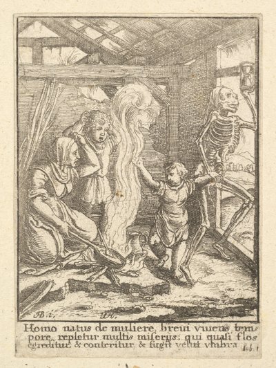 Das Kind aus dem Totentanz von Wenceslaus Hollar