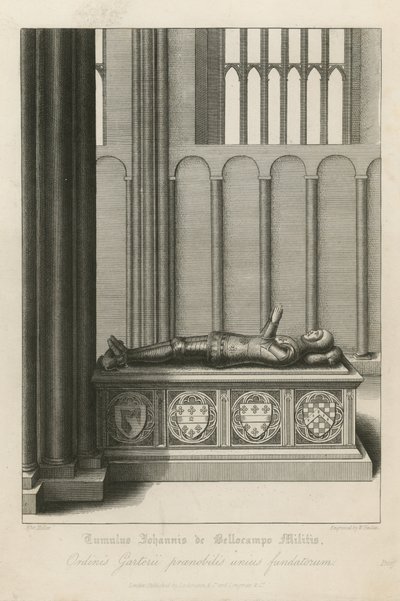Grab von John Beauchamp von Wenceslaus Hollar