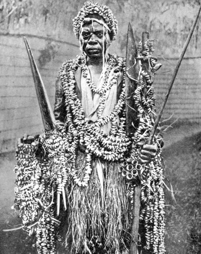 Ein Hexendoktor, Uganda, Afrika, 1936 von Wide World Photos