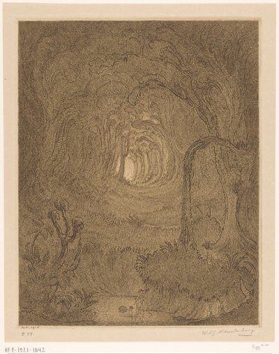 Dschungel auf Java von Wijnand Otto Jan Nieuwenkamp (signed by artist)