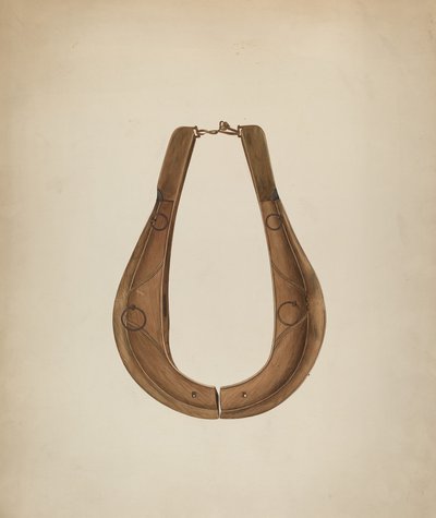 Pferdehalsband und Hame, ca. 1941 von Wilbur M Rice