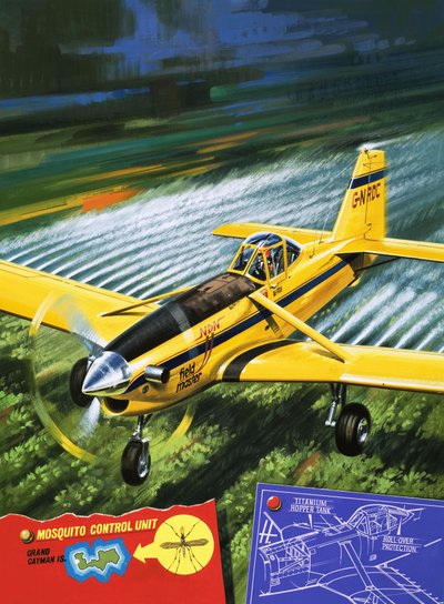 Der HDN Fieldmaster, ein Tiefdecker für die Landwirtschaft von Wilf (20th century) Hardy