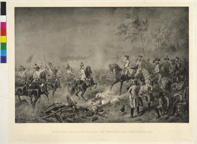 Erzherzog Karl in der Schlacht von Würzburg von Wilhelm Camphausen
