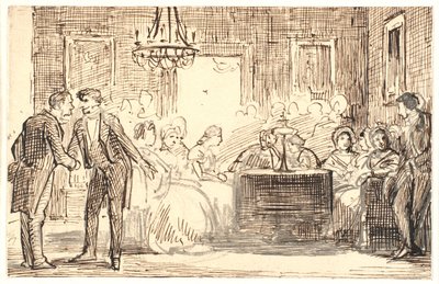 Kopenhagener Gesellschaftsszene von Wilhelm Marstrand