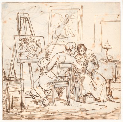 Der Punkt auf der Nase von Wilhelm Marstrand