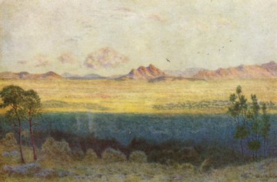 Der blaue Schatten, Blick vom Rhodes-Denkmal von Wilhelm Westhofen