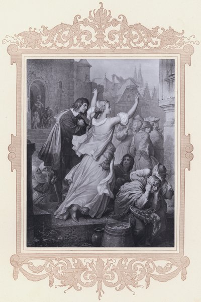 Clärchen, Egmont (Lithografie) von Wilhelm von (after) Kaulbach